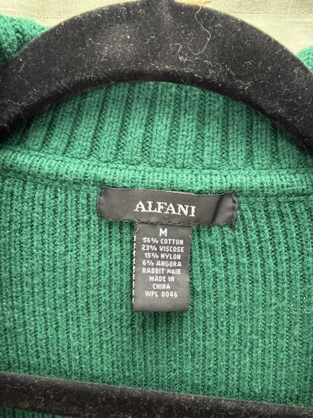 Alfani Women's Emerald Green Shawl Collar Cardigan | Medium - Picture 3 of 7